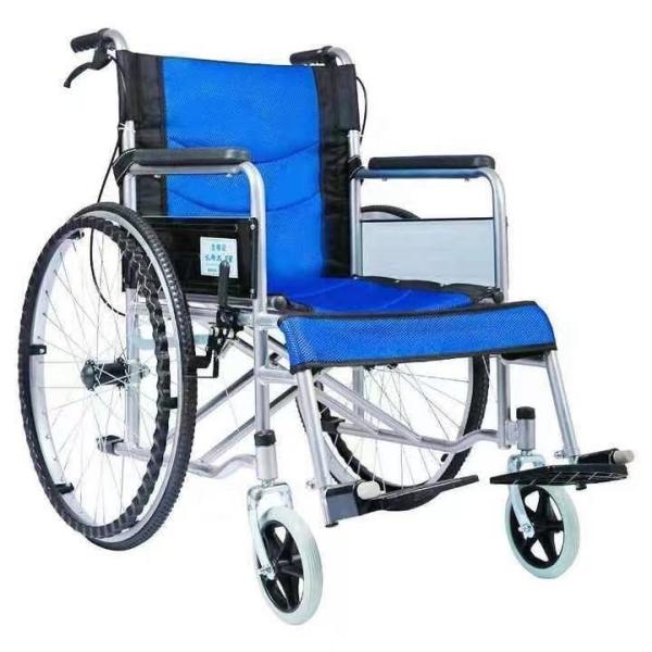 Folding Manual Wheelchair for Elderly and Disabled Tianjin Producer within Solid Tire