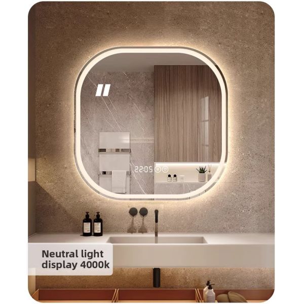 Luxury LED Square Bath Premium Modern Design Touch Switch Elegant for Hotels Apartments Villas IP44 Hot Seller for Washroom
