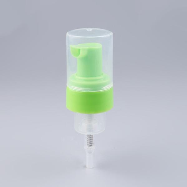 Sanitizer Soap Dispenser Plastic Foam Pump Green 28mm Hand