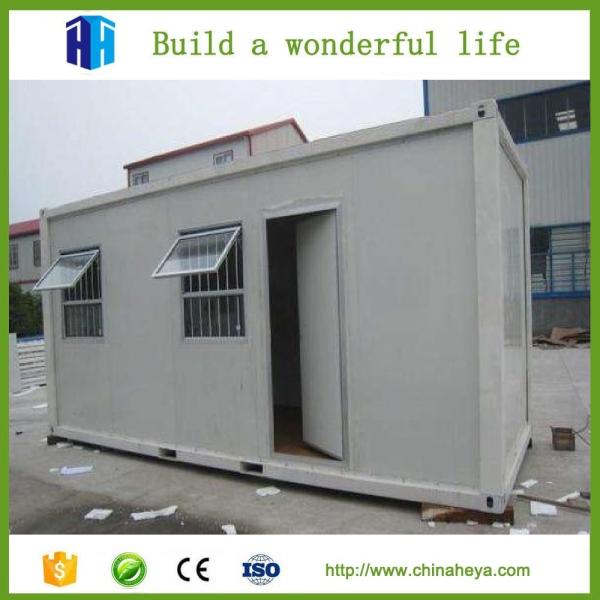 Hurricane proof prefab 20ft 40 ft container office building steel house design