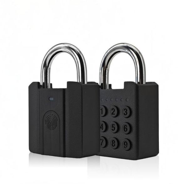 IP67 Waterproof Eco-Friendly Security Smart Fingerprint Padlock Zinc Alloy+ABS for Fingerprint Password with 20 Fingerprints