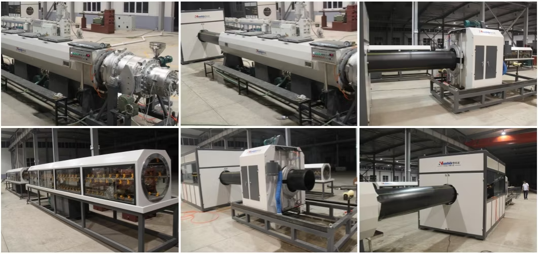 HDPE Pipe Production Line for 16-1600mm PE80/PE100 Pipes with Control System