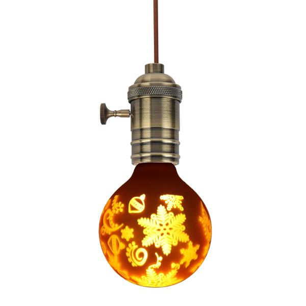 Гнездо Ип20 украшения Э26 Э27 привесное светлое делает держатель водостойким привесной лампы