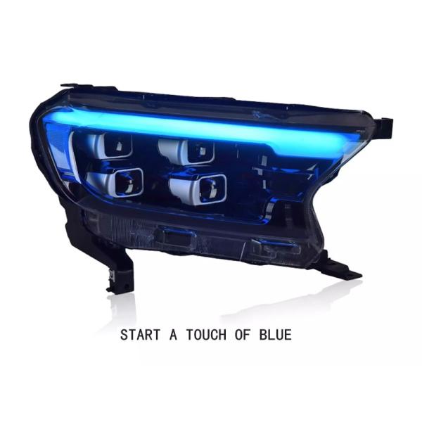 El auto del coche enciende la señal de vuelta de la luz de la cola de la linterna de 4 lentes Ford Ranger 2015