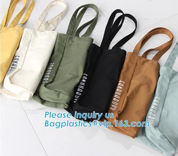 Promotional customized 12 oz canvas shopping tote bags with logo imprinted,Reusable 12oz cotton canvas tote bag with zip