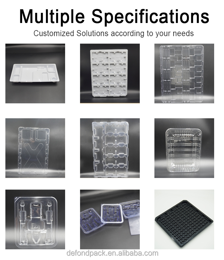 High Quality Transparent Blister Packaging Tray for Switch Group,electronic Components Antistatic Blister Tray