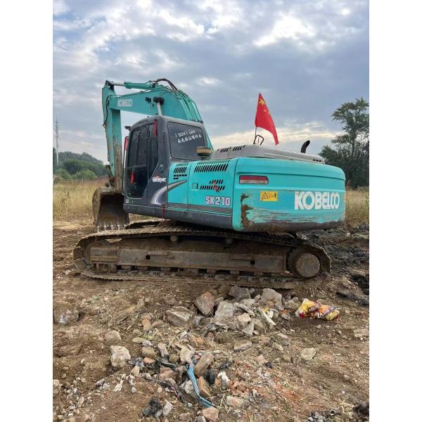 Подержанный гидравлический экскаватор Kobelco SK210lc-8 Crawler с двигателем Hino J05E