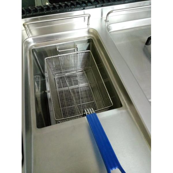 405X241X204mm Commercial Portable Deep Fryer for Mobile Food Businesses Large Capacity