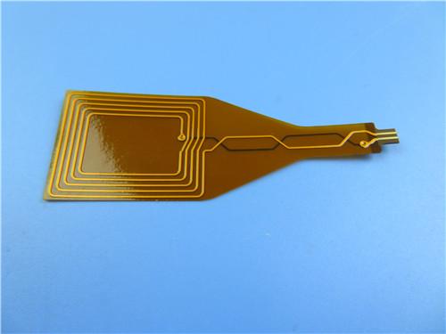 Dual Layer Flexible PCB Built on Polyimide With Immersion Gold and PI Stiffener