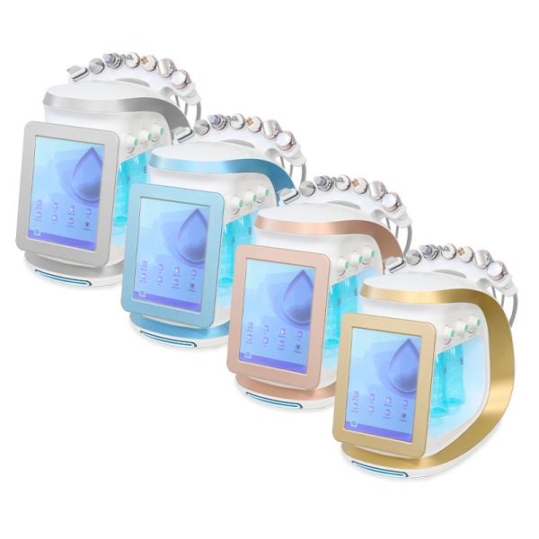 2024 Aqua 8 в 1 Интеллектуальная очищающая лицо водяная пилинг машина для удаления морщин