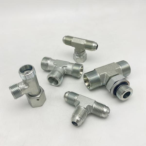 Мужские и женские штуцеры тройника шланга гидросистемы CNC Jic вакуума
