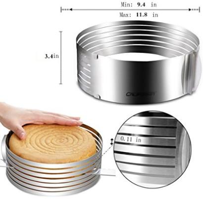 FBT010601 for wholesales adjustable stainless steel cake slicer kit