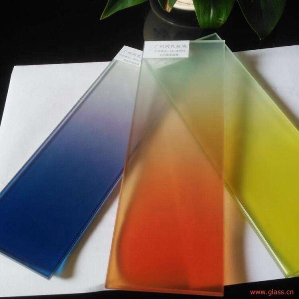 3mm-19mm Gradient Custom Glass Partitions in Customized Color for Interior Design