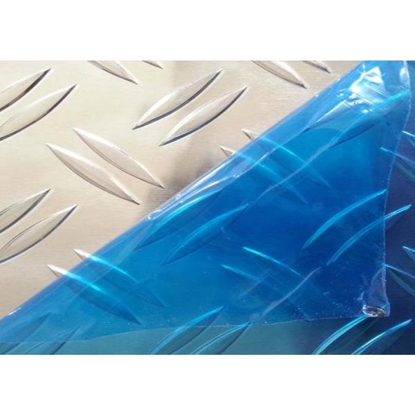 Raised Diamond Aluminum Sheet / 5 Bar Tread Plate Aluminum Plate For Flooring