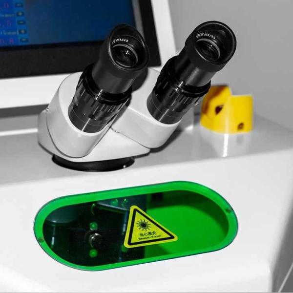 200W Jewelry Laser Welding Machine for Silver Gold Chains Necklaces 0.5-10ms Pulse Width Focal Spot Diameter of 0.2 2.0 mm