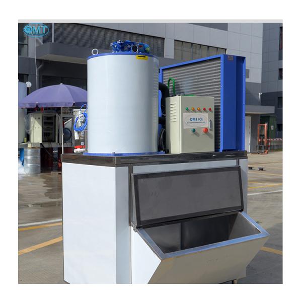 1.5T Flake Saltwater Flake Ice Machine 1500KG Capacity For Fisheries Industry