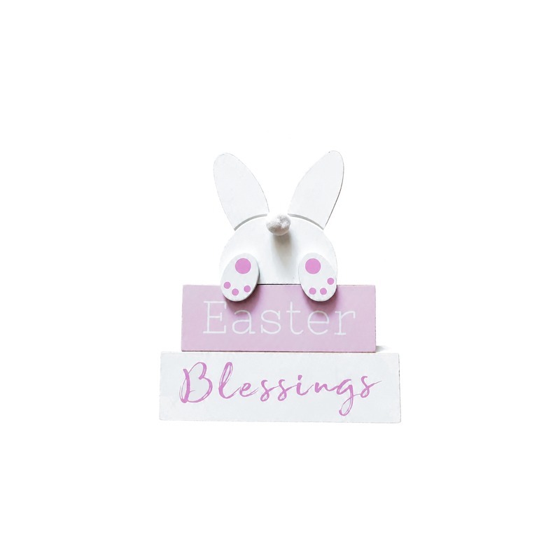 Customizable Artwork Easter Sign with OEM/ODM Services for Seasonal Retail Holiday Decoration