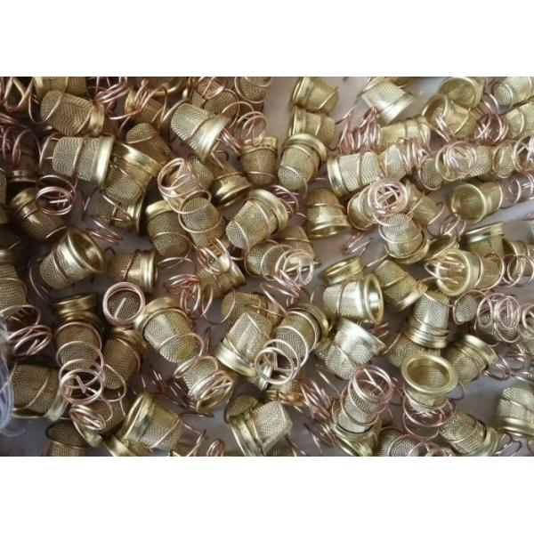 80mesh 0.12mm×0.12mm Wire Mesh Filter Disc , Speaker Grill Mesh Brass