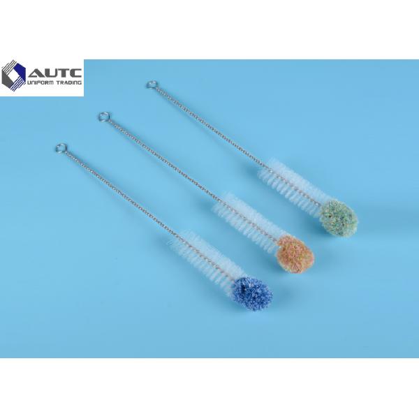 Прозрачная щетка бутылки губки, хвостовик щеток чистки домочадца длинный