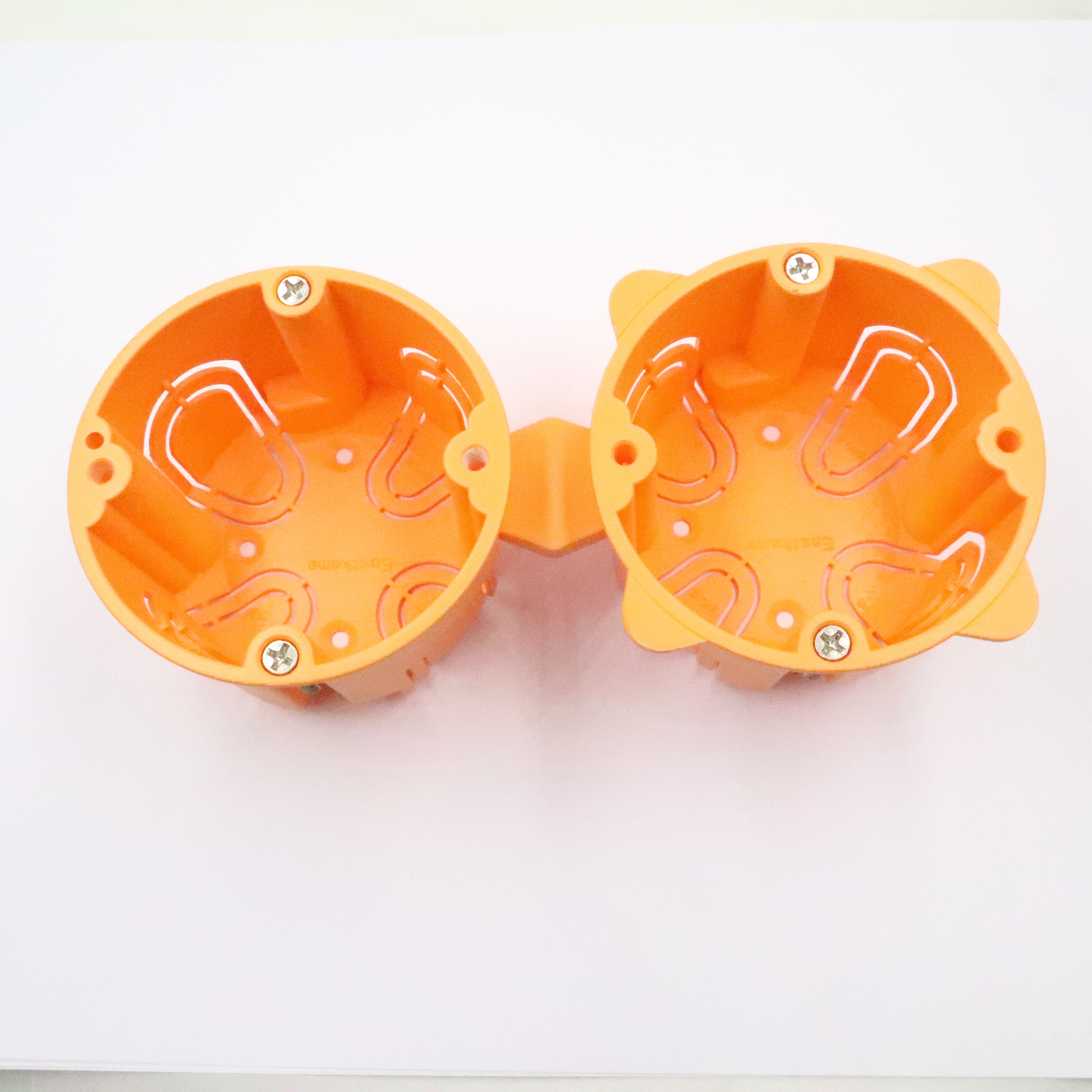 EU Standard PVC Wall Switch Housing Box Electrical Mounted Junction Box