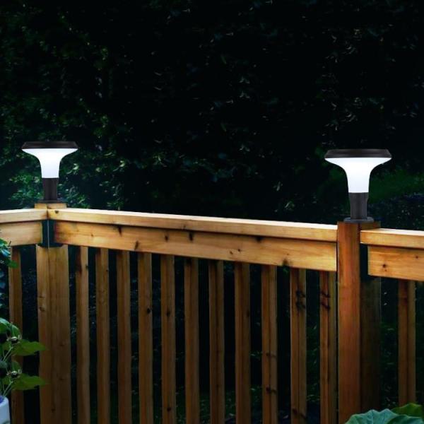 Solar Powered LED Pillar Light Decoration Light  solar lawn light LED post light