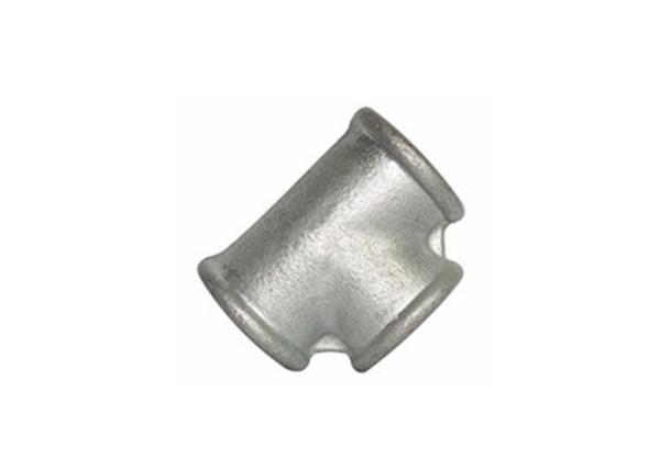 Galvanized Black Banded Malleable Iron Threaded Pipe Fittings of 130r Tees Reducing