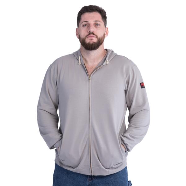 Sudadera con capucha alta del jersey de la sudadera con capucha NFPA70E franco de la prueba de fuego de CFR 7.5oz