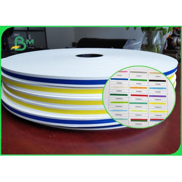 O diâmetro 550m 60gsm listrou o preto de Brown do verde de FDA do papel de palha da impressão