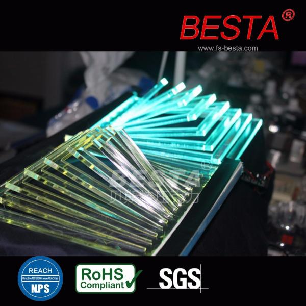 Edge Lit Neon Fluorescente Folha de Acrílico Acrílico LED Tabuleiro 2.8mm-15mm