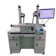 20W 30W 50W 100W Laser de marcado de fibra de doble cabeza Marcador óptico de fibra