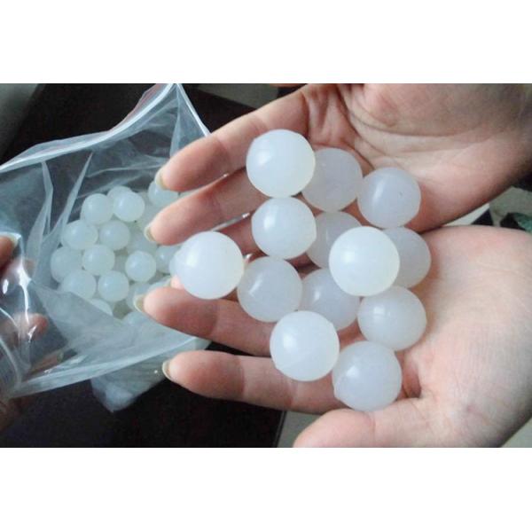 Шарики силикона качества еды жонглируя, шарик силикона 1 дюйма белый резиновый с отверстиями