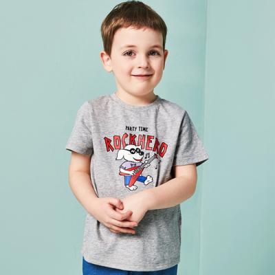 100% Organic Cotton Blank Print T Shirt Kids Clothes , Girls And Boys Summer Clothes