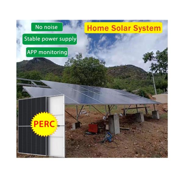Best Selling Power Generator Panele Solare Cost Home Panel House Plant High Capacity Security Solar System