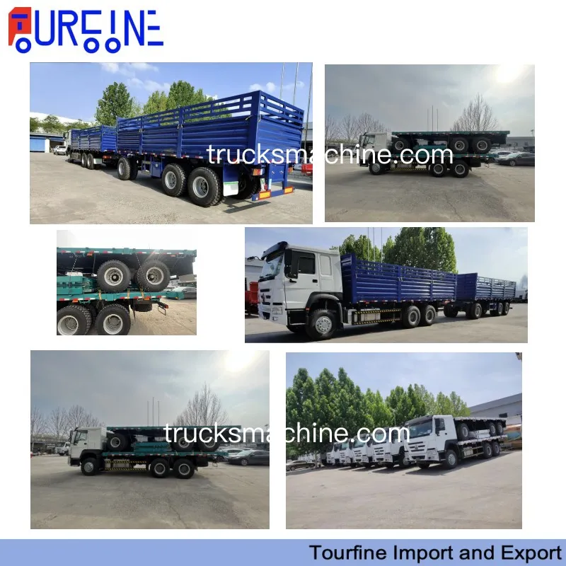 3 Axle 20 Ton Heavy Duty Drawbar Full Trailer for General Cargo Transport
