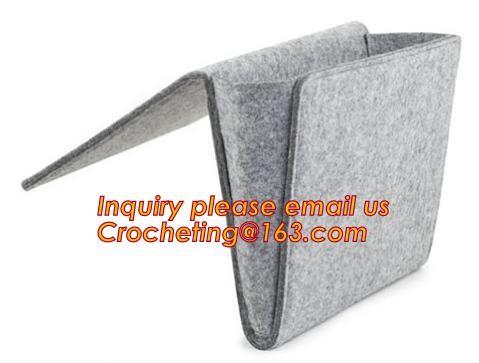 basket nursery storage felt diaper caddy, multi pocket felt diaper caddy bulk buy from China