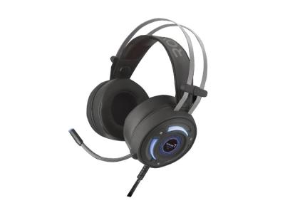 Soft Earmuffs Vibration Gaming Headset 2.2m Cable With LED Light