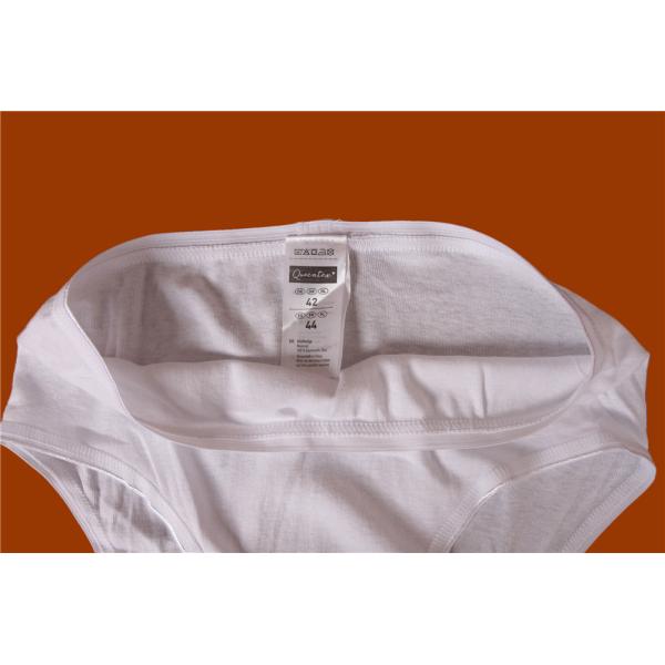 White Pure Cotton Ladies Briefs Breathable Womens Seamless Briefs