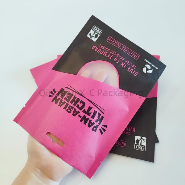 Custom Biodegradable Stand Up Pouches Food Packing Waterproof Zip Lock Doypack