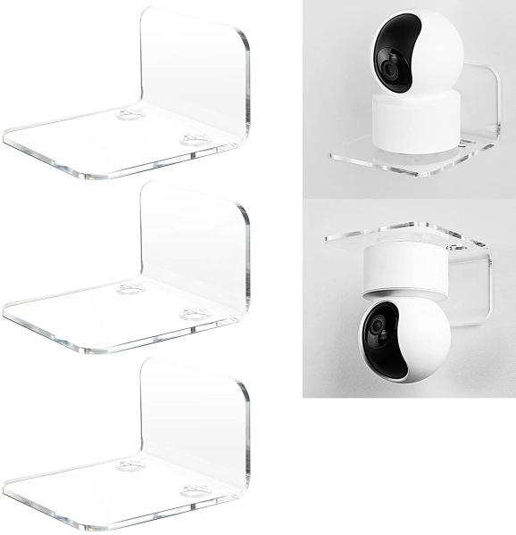 Small Lucite Display Stands Wall Bookcase Plexiglass Corner Floating Shelf For Art