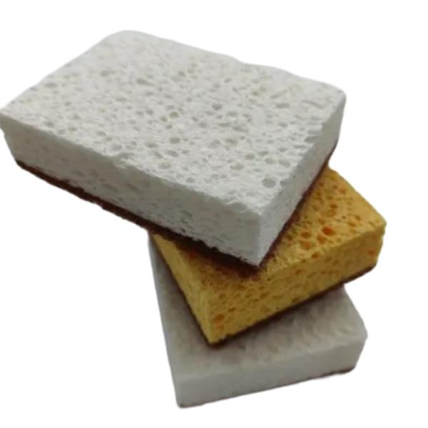 Eco Wood Pulp Sponge Biodegradable Super Absorbent Kitchen Cleaning