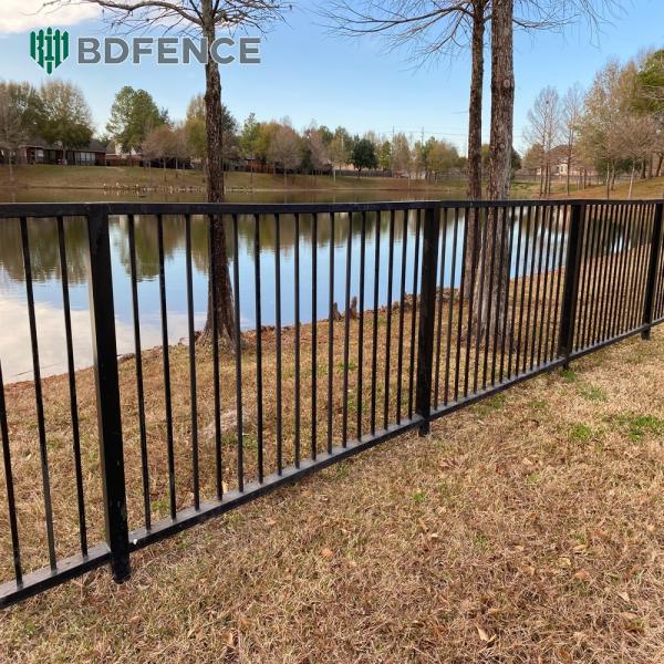 Historic Style Tubular Steel Fence Vintage Charm