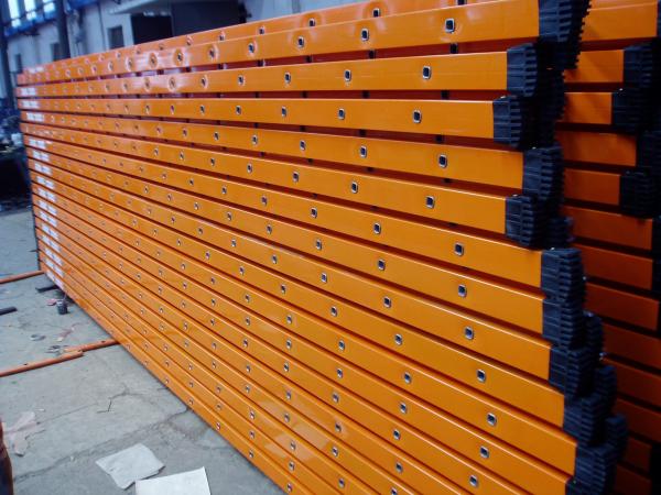 Straight Steel Scaffolding Ladder Single Section Powder Coated