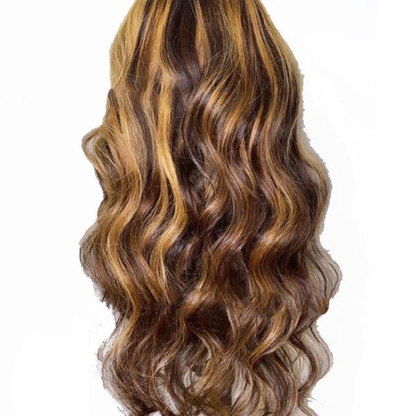 150 Density P4/30 Glueless Machine Made U Part Brazilian Hair Wig for Black Women