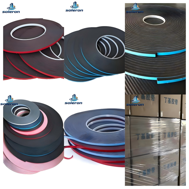 5mm Width Butyl Double Sided Tape Double Glazing Sealing Strip