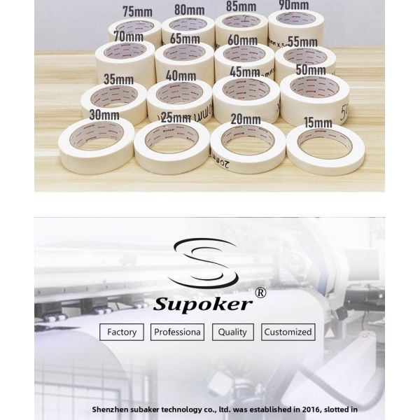 Wholesale PET Adhesive Sticker Masking Tape for Renovation Spray Painting and Hand-Tearable Writing Wasahi Tape