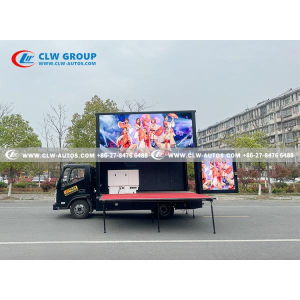 Foton Aumark Euro III Outdoor Mobile LED Advertising Billboard Truck with Performance Stage