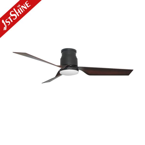 5 Velocidade de escolha de lâminas de plástico LED ventilador de teto com montagem de fluxo de luz e perfil baixo