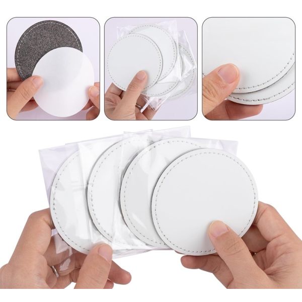 Different Shapes Blank Sublimation Leather Patches For Hat Shirt Dress Sweater Jeans Bags