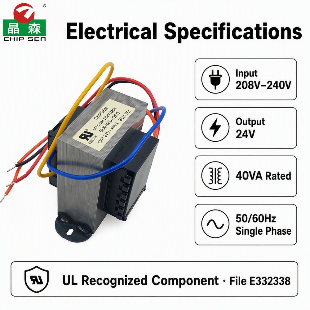 EI76 Control Transformer Supplier for Industrial Control Panel and HVAC System
