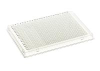 Saia completa de polipropileno transparente 40ul 384 poços placas PCR placas de plástico descartáveis